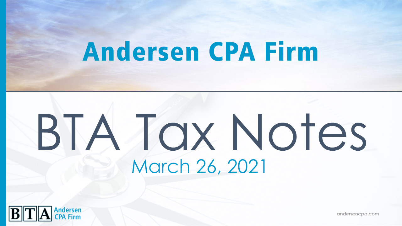 BTA Tax Notes image 032621